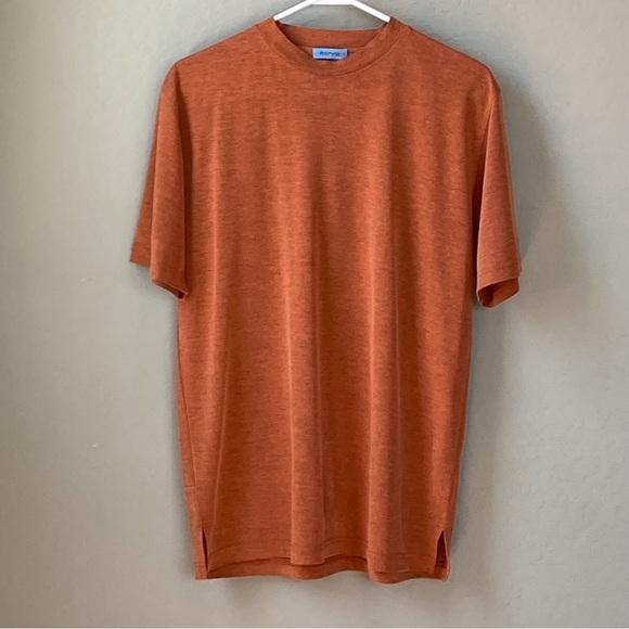 Allora Men’s Classic Short Sleeve T Shirt Red Brick Medium - Picture 1 of 11